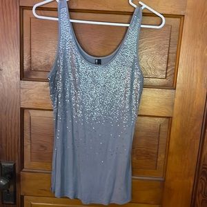 Shimmery tank top